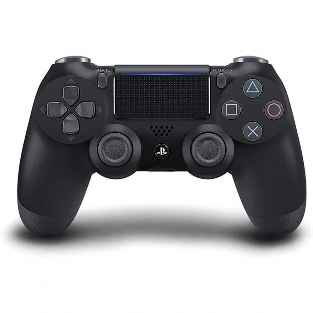 Controle Joystick Sem Fio Compatível Playstation PS4 - Preto - 1