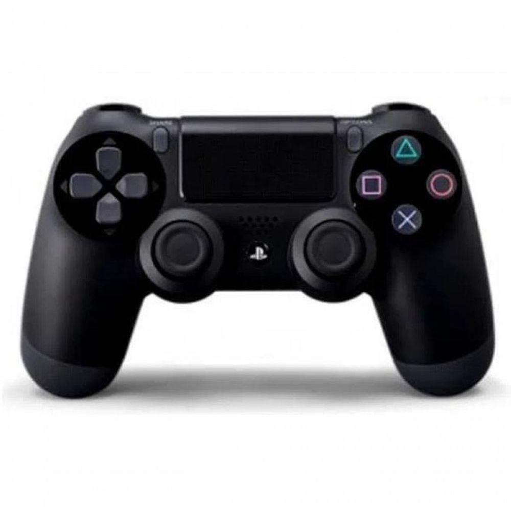 Controle Joystick Sem Fio Compatível Playstation PS4 - Preto - 2