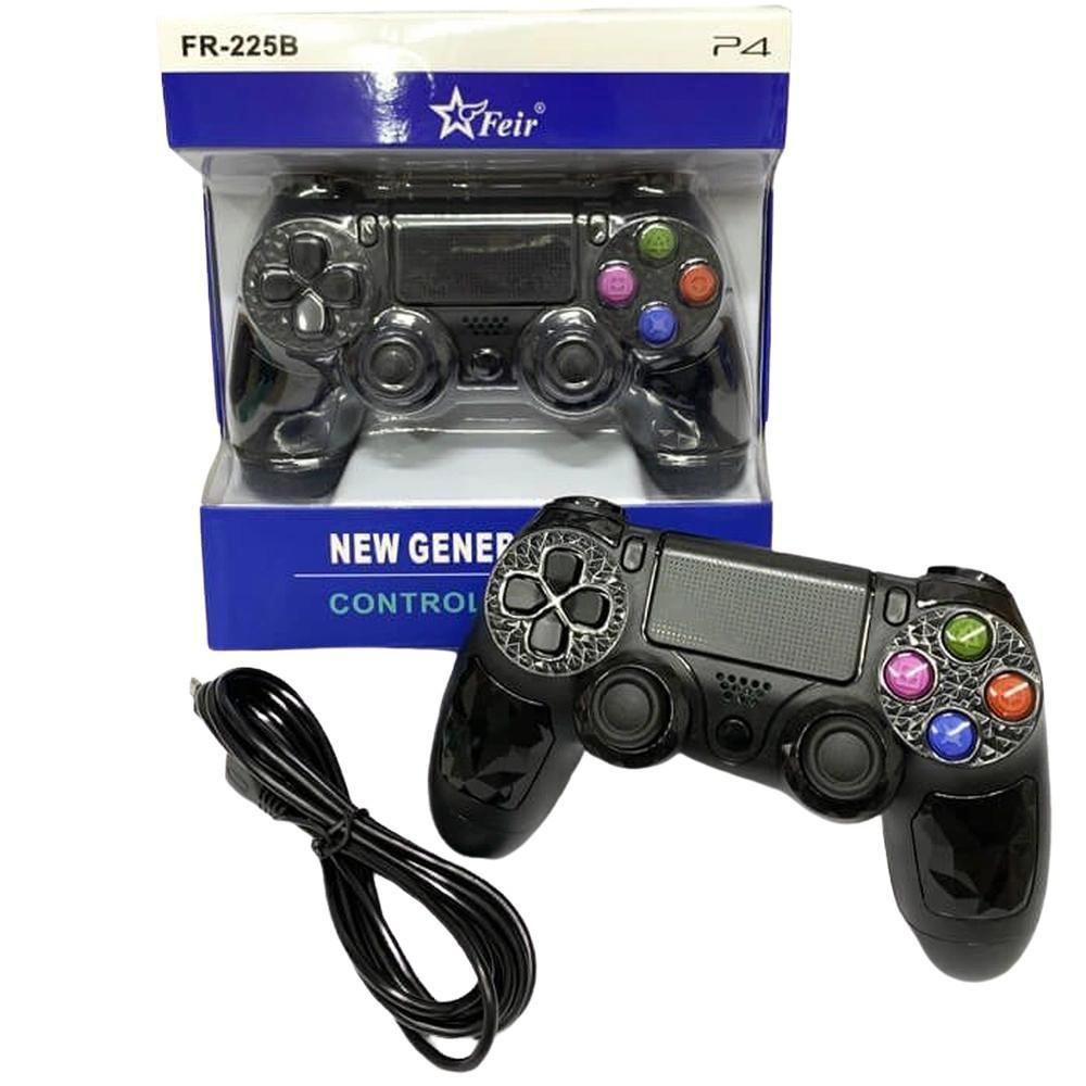 Controle Joystick Dual Shock Com Fio Para Playstation4 Ps4 - 1