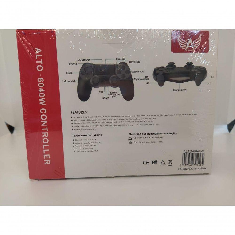 Controle PS4 Sem Fio Pc Wireless Gamepad Joystick Gamer - 3