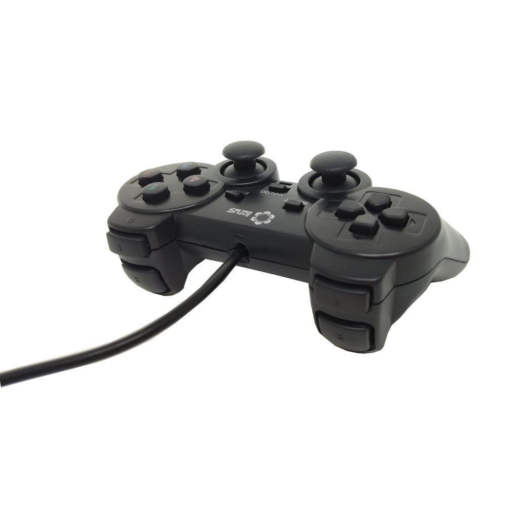 Kit 10 Controle Joystick C Fio Lotus Dualshock 2 Pc Lt-ct008 - 3