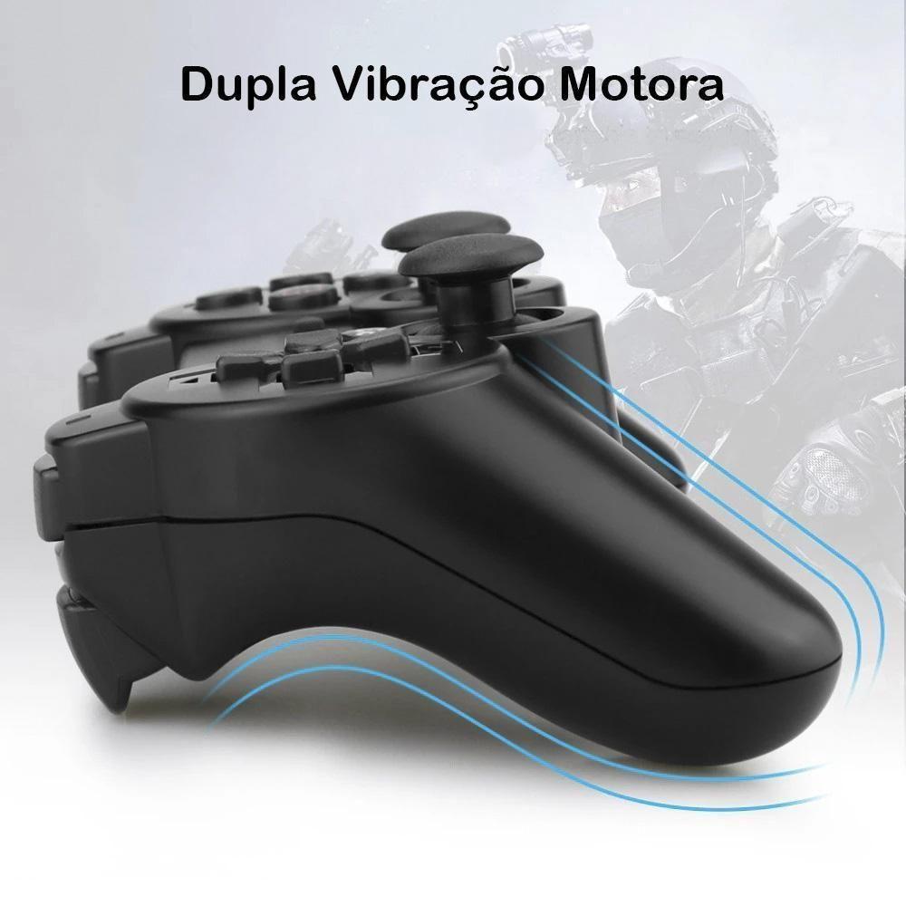 Controle PS3 Playstation Slim Sem Fio Joystick Dualshock 3 - 4