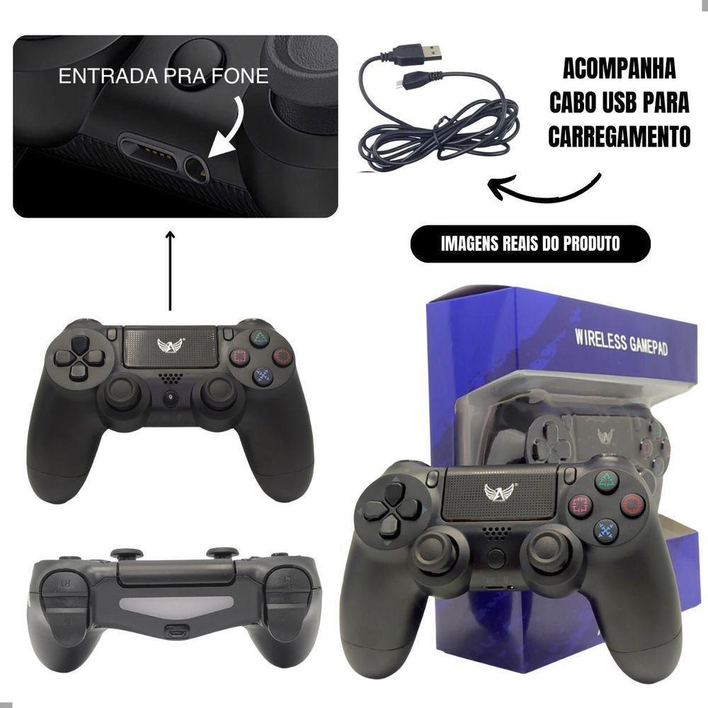 Controle Playstation 4 Sem Fio Manete Joystick PS4 Dualshock - 6