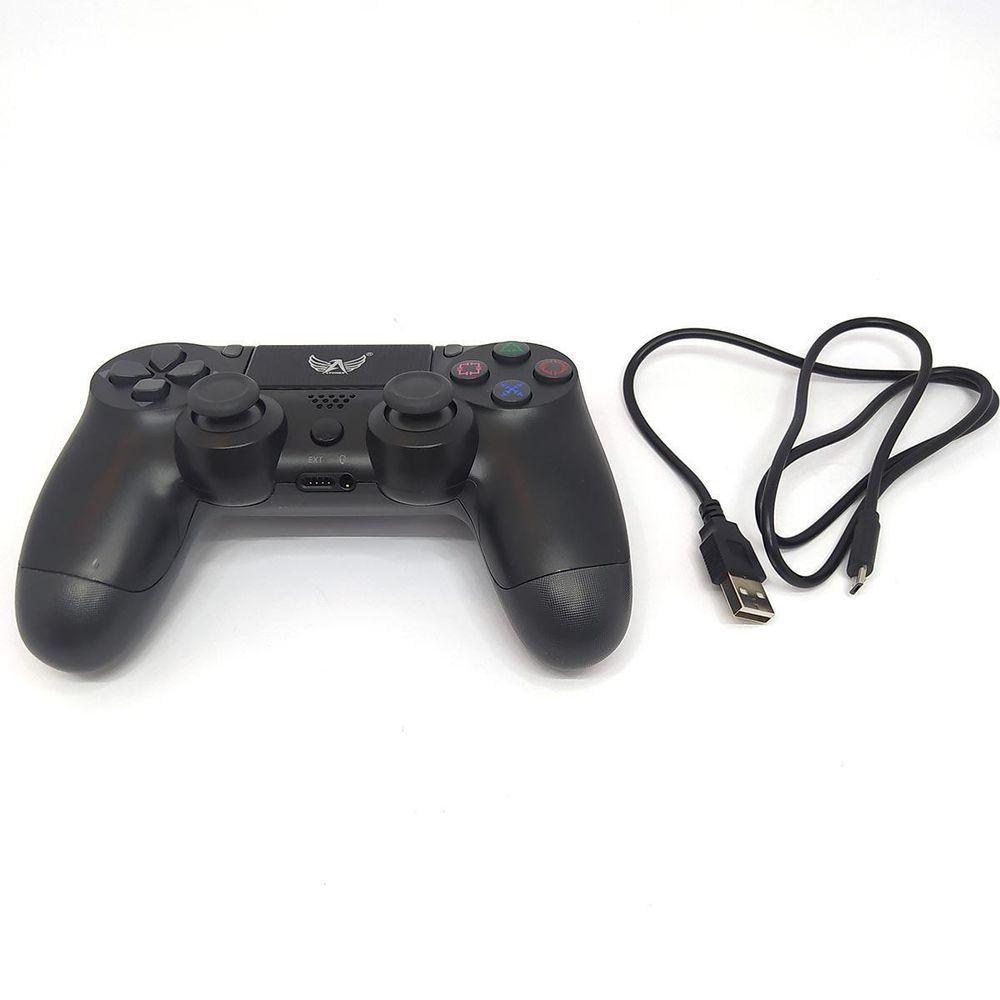 Controle Sem Fio Joystick Compatível Dualshock PS4 Pc - 5