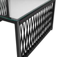 Conjunto Para área Externa De Corda Náutica Preto-preto - 8