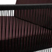 Conjunto Para área Externa De Fibra Sintética Marrom - 3