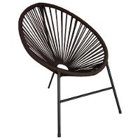 Conjunto 3 Cadeiras Para Area Externa Acapulco Aço Carbono Marrom