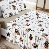 Jogo Lençol Casal Malha Milly 4 Pçs Avela - 5