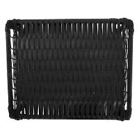 Conjunto Mesa De Centro 4 Cadeiras Vitória área Externa Preto - 6