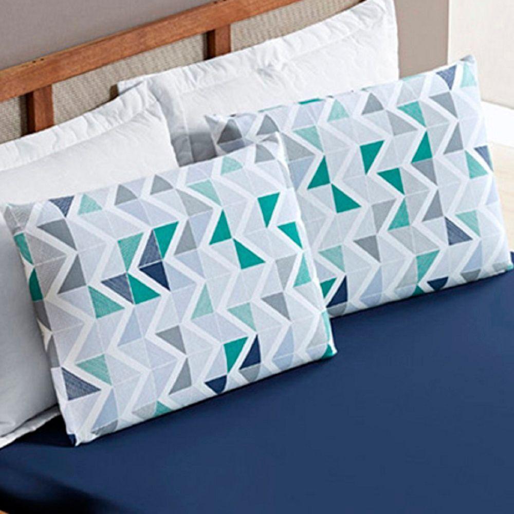 Jogo Lençol Casal Malha Milly 4 Pçs Geom - 3