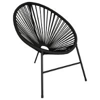 Conjunto 3 Cadeiras Para Area Externa Acapulco Aço Carbono Preto - 2