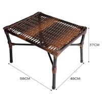 Conjunto De Mesa De Centro E 2 Cadeiras ônix área Externa Pedra Ferro - 7