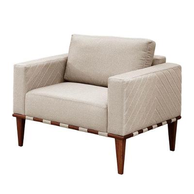 Conjunto 2 Poltronas Bella Castellar Móbile Bege Claro