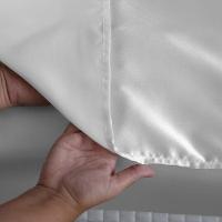 Jogo De Lençol Arya Queen 4 Peças Cetim Charmousse Brilhante Macio - Branco - 2