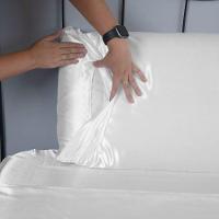 Jogo De Lençol Arya Queen 4 Peças Cetim Charmousse Brilhante Macio - Branco - 8