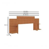 Cabeceira Para Colchão Box Grecia 90/140/160 Camas Fenix nature - 2