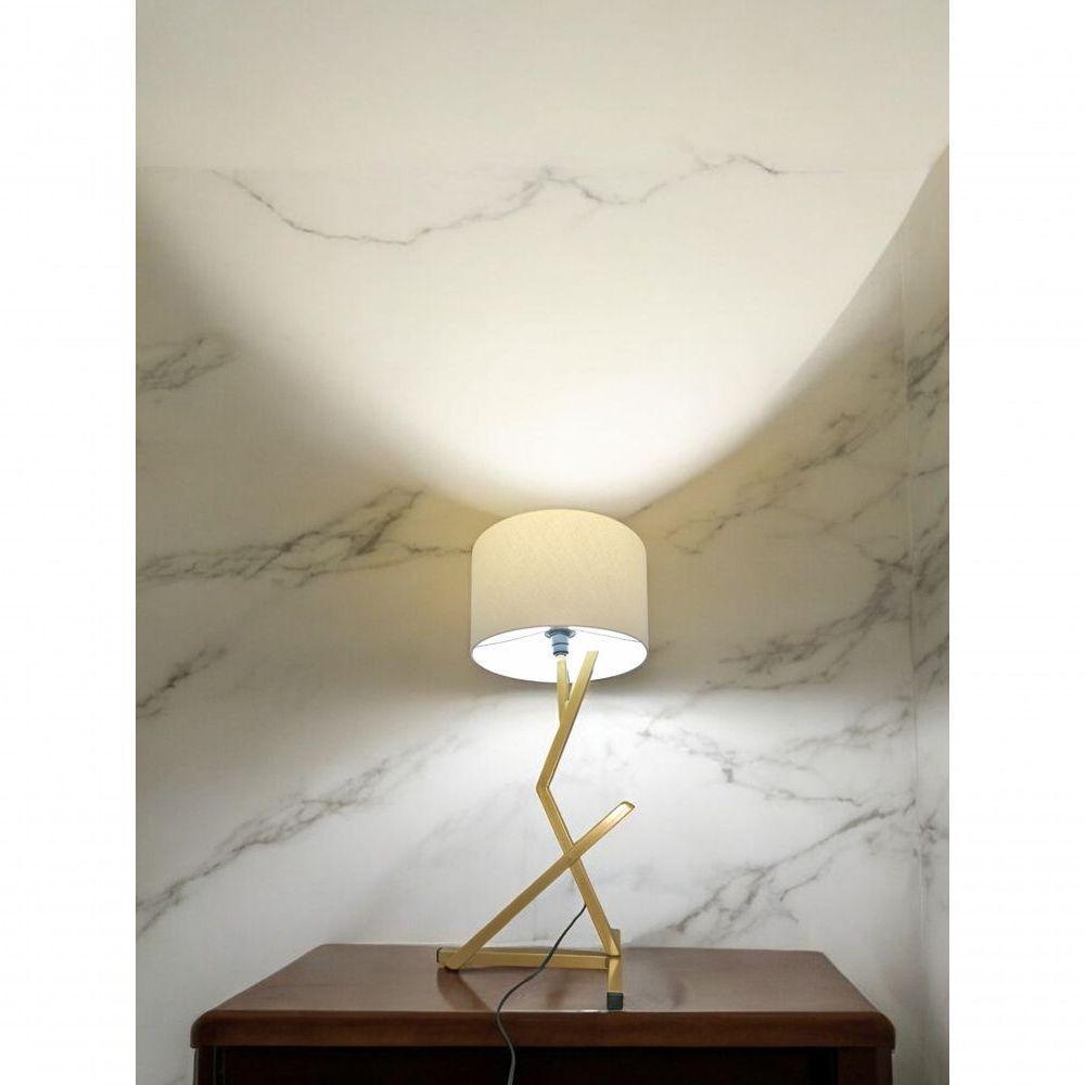 Abajur Luminária De Mesa Quarto Escritório Industrtial Bali - 6