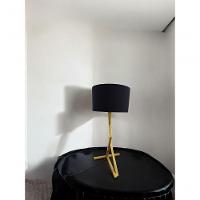 Luminária De Mesa Quarto Sala Escritório Dourado Bali - 3