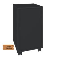 Gaveteiro Bit Para Escritório Com 4 Gavetas Preto