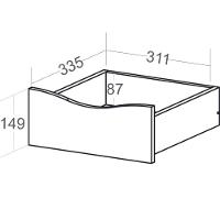 Gaveteiro Bit Para Escritório Com 4 Gavetas Preto - 10