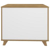 Balcão Gaveteiro Com Porta Lugano Olmo/branco