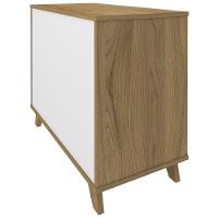 Balcão Gaveteiro Com Porta Lugano Olmo/branco - 5