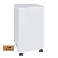 Gaveteiro Bit Para Escritório Com 4 Gavetas Branco - 5