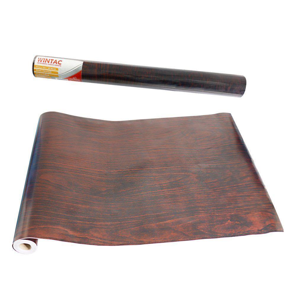 Papel Adesivo Amadeirado Jacarandá 10 Metros - 2