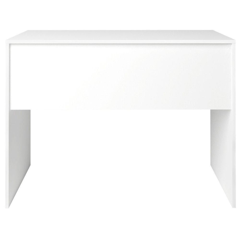 Escrivaninha College Ii Office Mesa De Estudos Com Gavetas Branco - 1