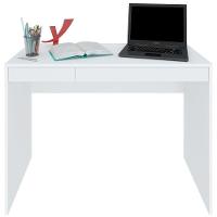 Escrivaninha College Ii Office Mesa De Estudos Com Gavetas Branco - 5