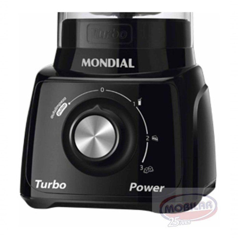 Liquidificador Mondial 3 Velocidades 500W L99 Com Filtro Postamos 24h Preto 110V - 3