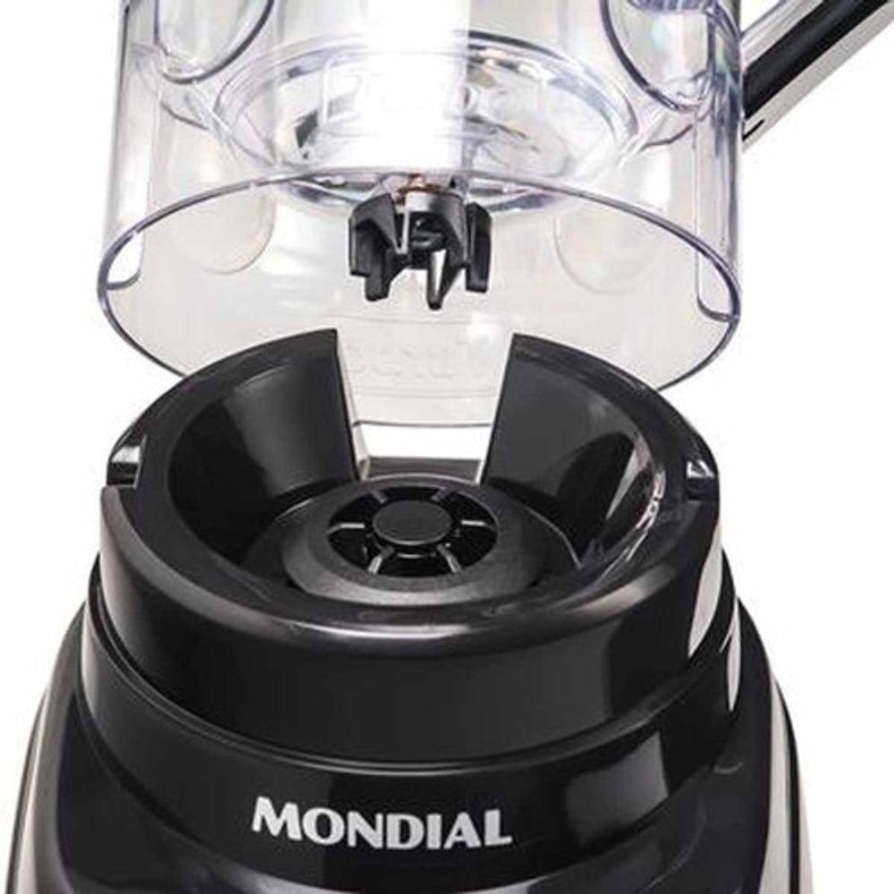 Liquidificador Mondial 3 Velocidades 500W L99 Com Filtro Preto 220V - 2