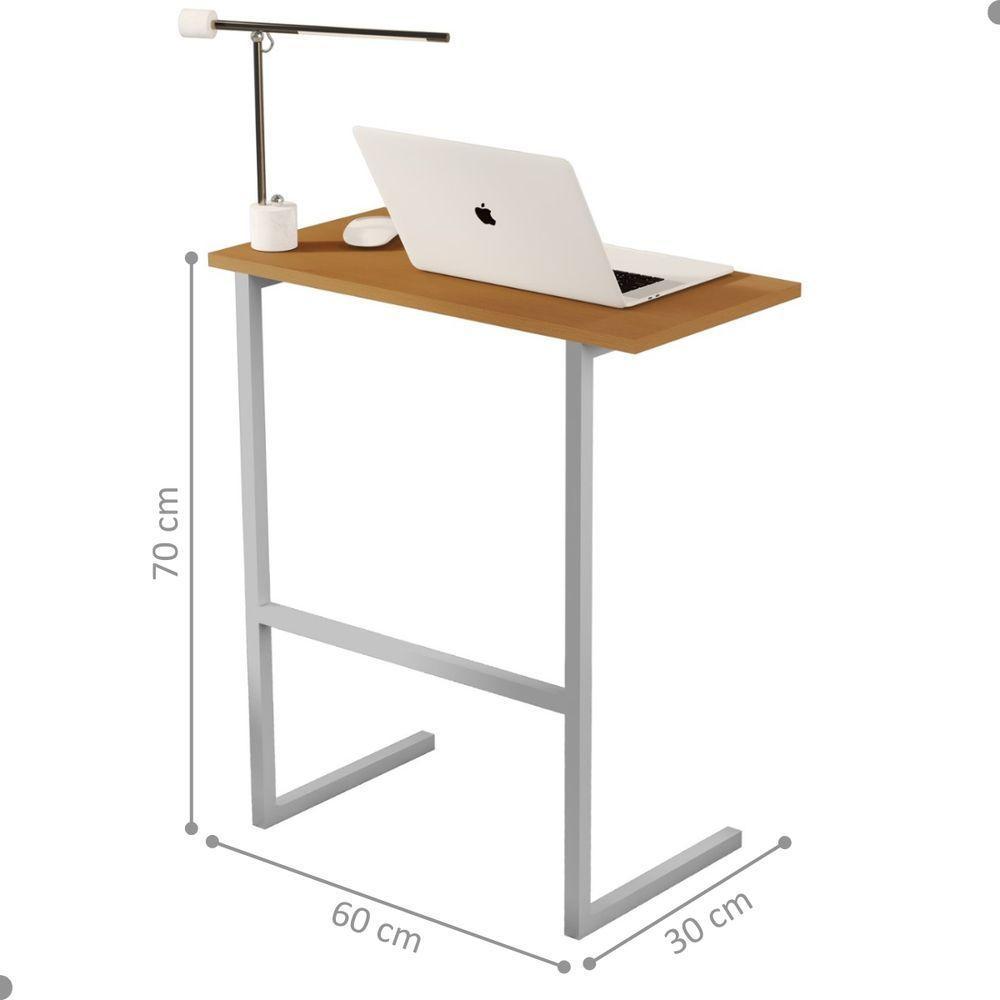 Mesa Para Notebook Pés De Ferro Asia Nature Cinza - 3