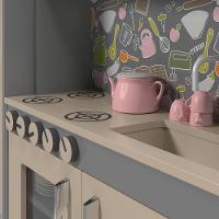 Cozinha Infantil Com Refrigerador México Cinza - 3