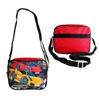 Kit Escolar Infantil Mochila Lancheira E Estojo 3 Peças Estampa Carrinho Cor Vermelho - 6