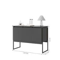 Conjunto De Buffets Industriais Milão Preto Onix - 4