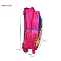 Kit Mochila Infantil Escolar Com 3 Peças Princesas Rosa-roxo - Sortido - 2