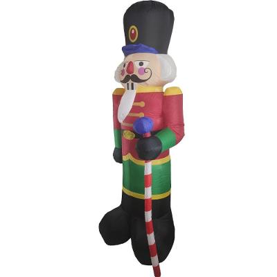 Boneco Quebra Nozes Inflável Gigante 2m40cm Natalino Led