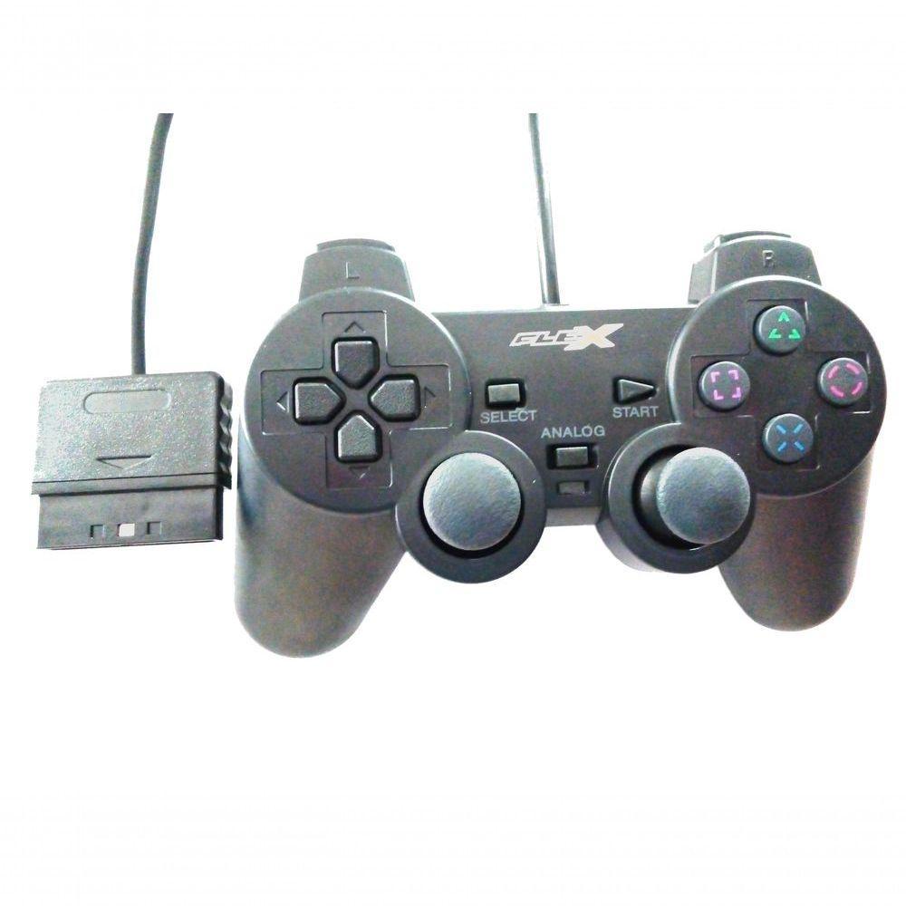 Controle Analógico Dualshock Para Vídeo Game Playstation 2 - 3