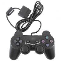 Controle Para Playstation 2 PS2 Com Fio - Cor Preto - 1