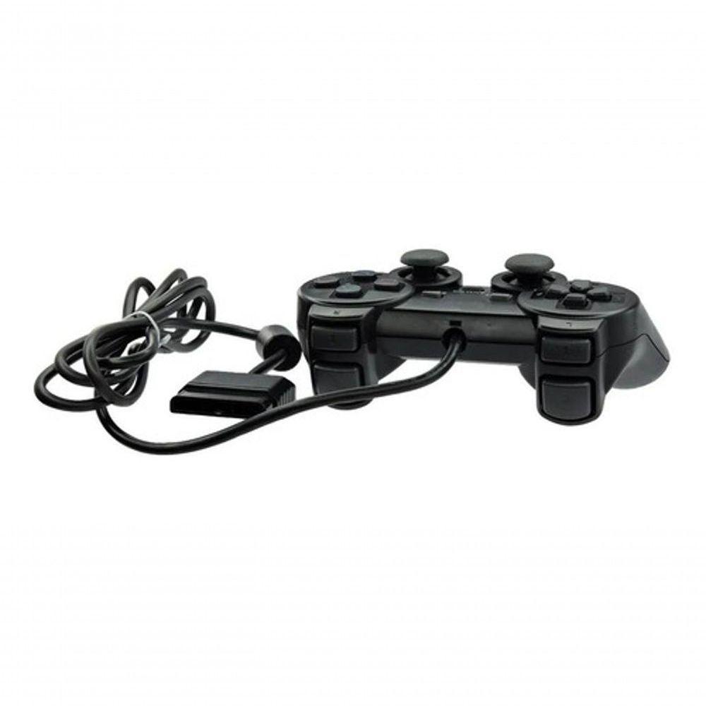 Controle Para Playstation 2 Dualshock Com Fio Ps4 - 4