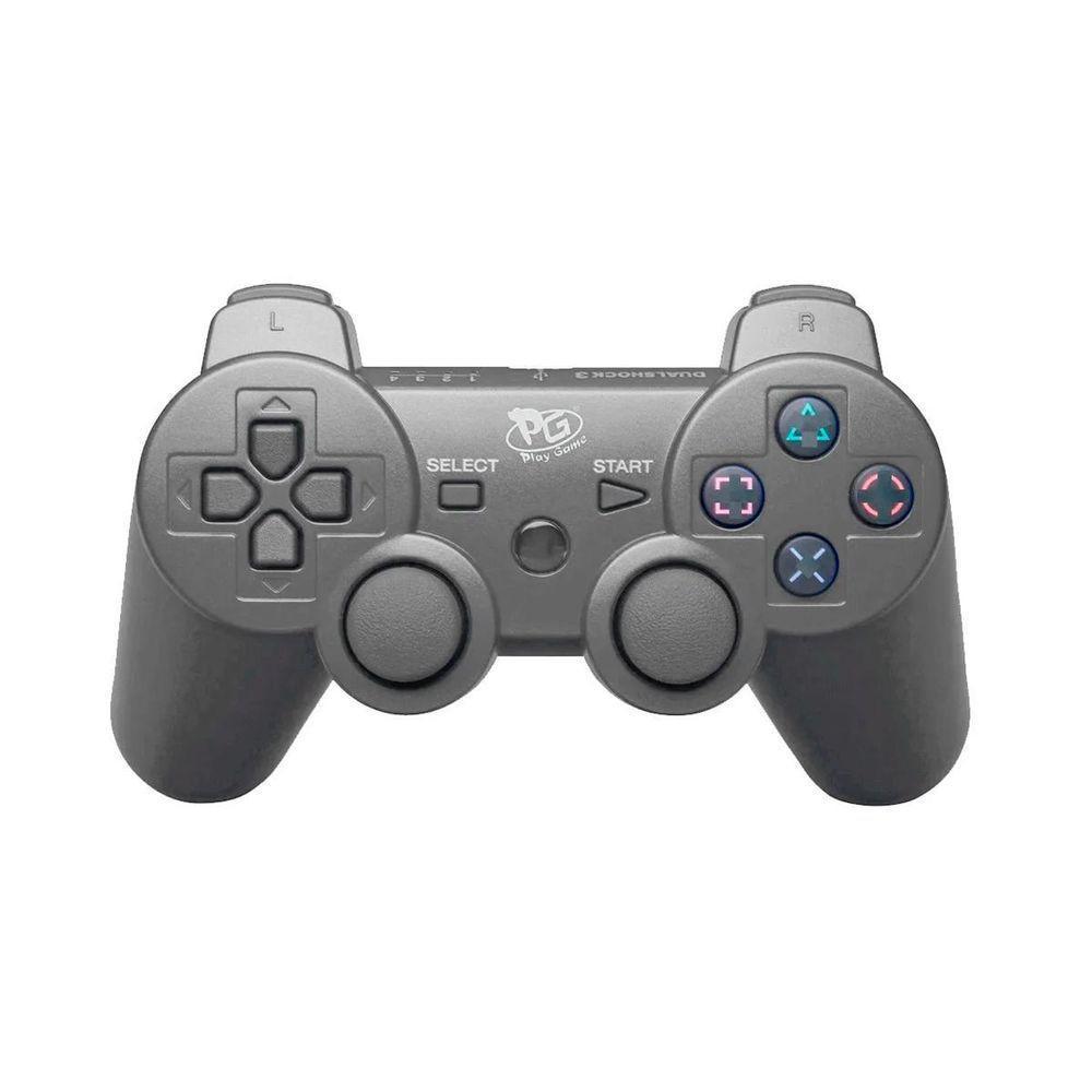 Controle Dualshock 3 Pg Sem Fio Prata - Ps3 - 1