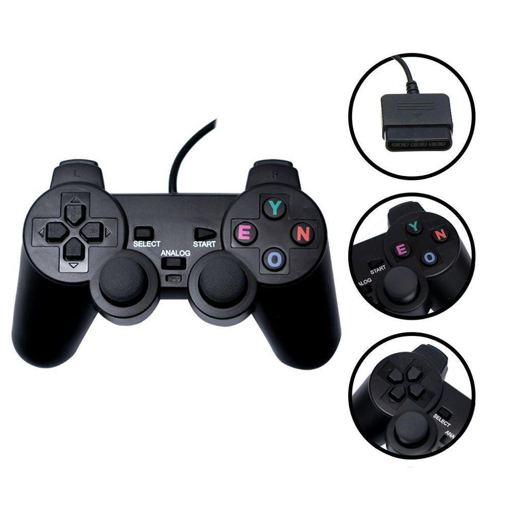 Controle Joystick Para Playstation 2 Preto Analógico Ps2 - 4
