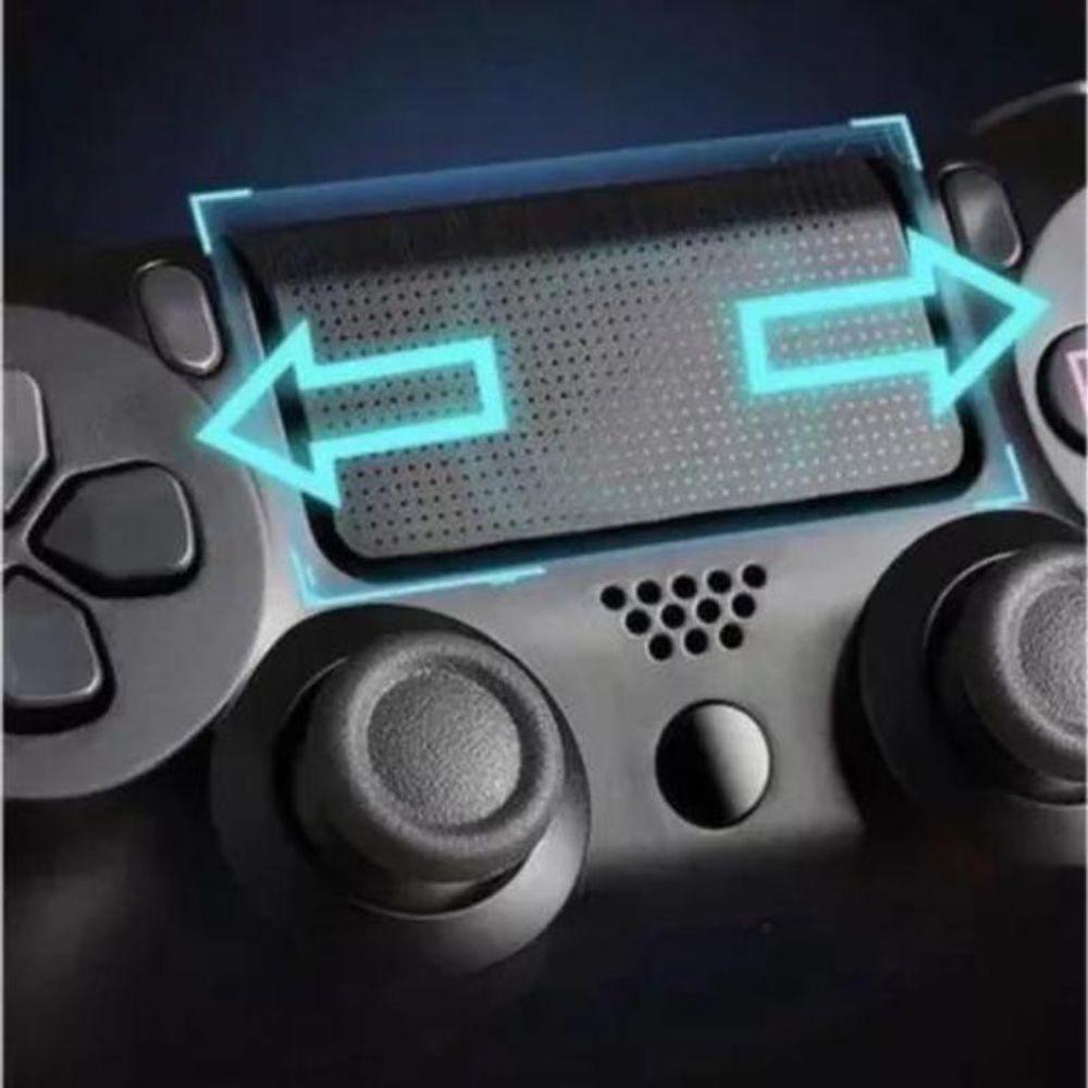 Controle PS4 Manete Sem Fio Compatível Play 4 e Pc Cor Preto - 2