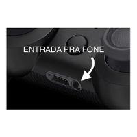 Controle PS4 Manete Sem Fio Compatível Play 4 e Pc Cor Preto - 6
