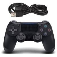 Controle PS4 Manete Sem Fio Compatível Play 4 e Pc Cor Preto - 7