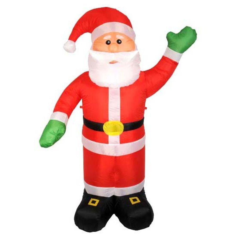 Papai Noel Inflavel 2,4 Metros Natal Enfeite Natalino - 6