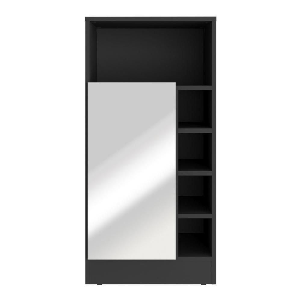 Bancada Balcão/mesa de Cozinha com Adega 1 Porta e Espelho Multimóveis Mp2248 Preto - 3