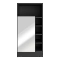 Bancada Balcão/mesa de Cozinha com Adega 1 Porta e Espelho Multimóveis Mp2248 Preto - 3