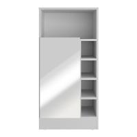 Bancada Balcão/mesa de Cozinha com Adega 1 Porta e Espelho Multimóveis Mp2248 Branco - 3